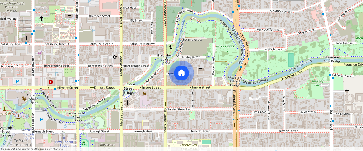 ** Nova Place, Christchurch Central, Christchurch City