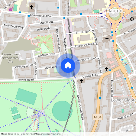 Mapple Path, E5, Hackney Downs, London, E5