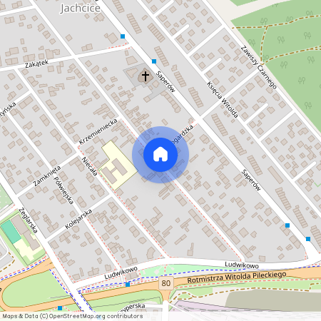 ul. Średnia, Jachcice, Bydgoszcz, kujawsko-pomorskie