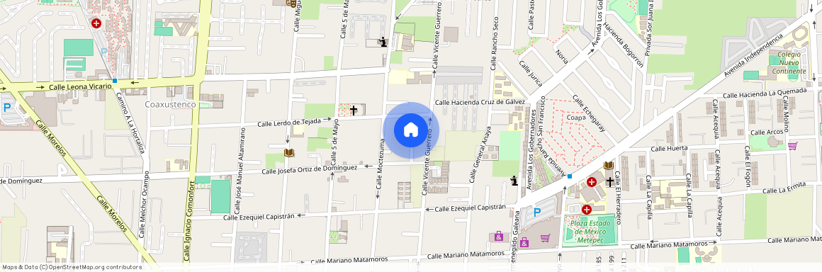 Privada Josefa Ortiz de Domínguez 621-621, Coaxustenco, Metepec, México, 52140, MEX