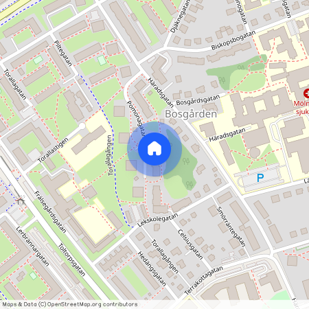 Bosgården, Mölndal, Göteborg, Västra Götaland, Pomonagatan 3B