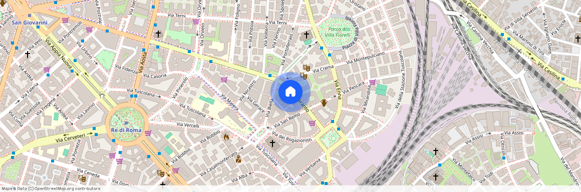 Via Taranto, 00182 Rome RM, Italy