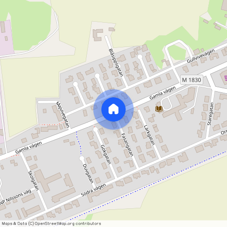 Gamla vägen, Östra Ljungby