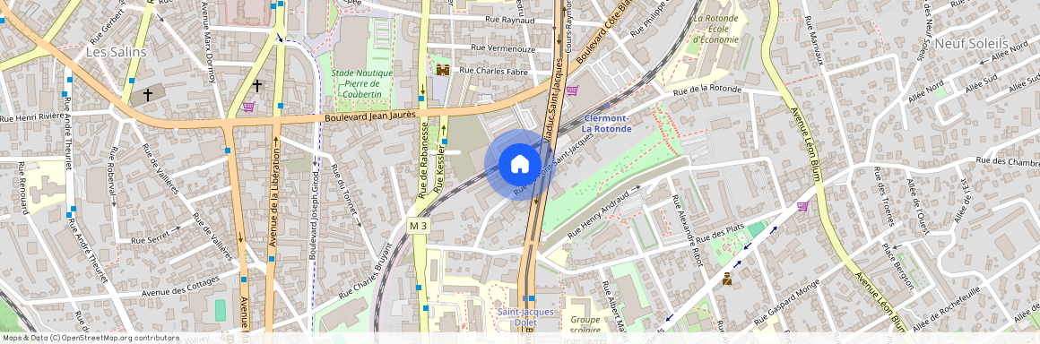 Résidence Orphée - Bât. A 30 rue du Pont St-Jacques, 63000, Clermont-Ferrand