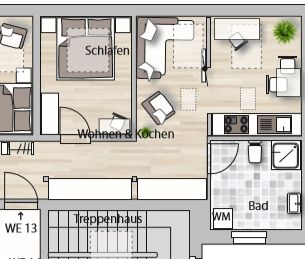 Modern und individuell unterm Dach - gleich neben dem Leipziger Tur... - Photo 1