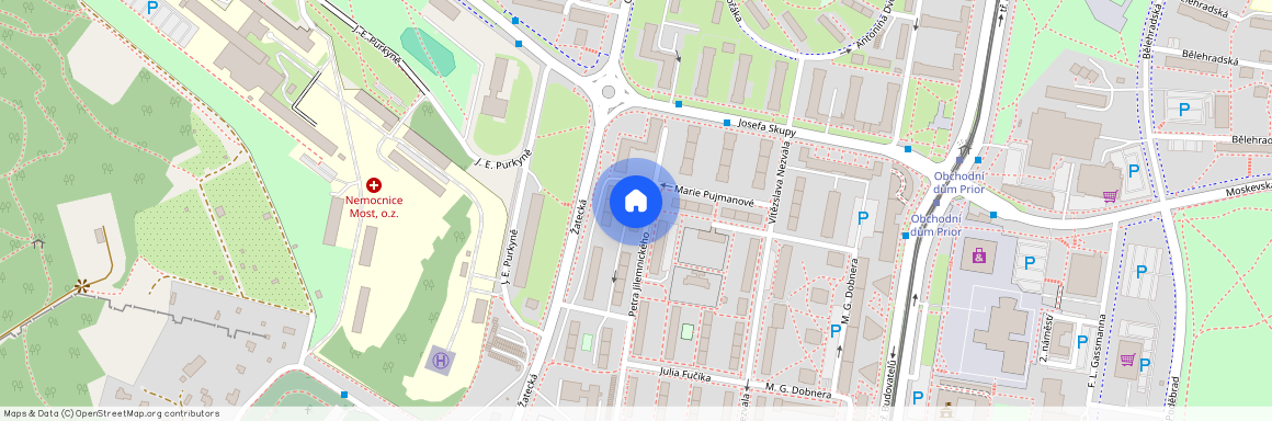 Petra Jilemnického 2452/4, 43401 Most