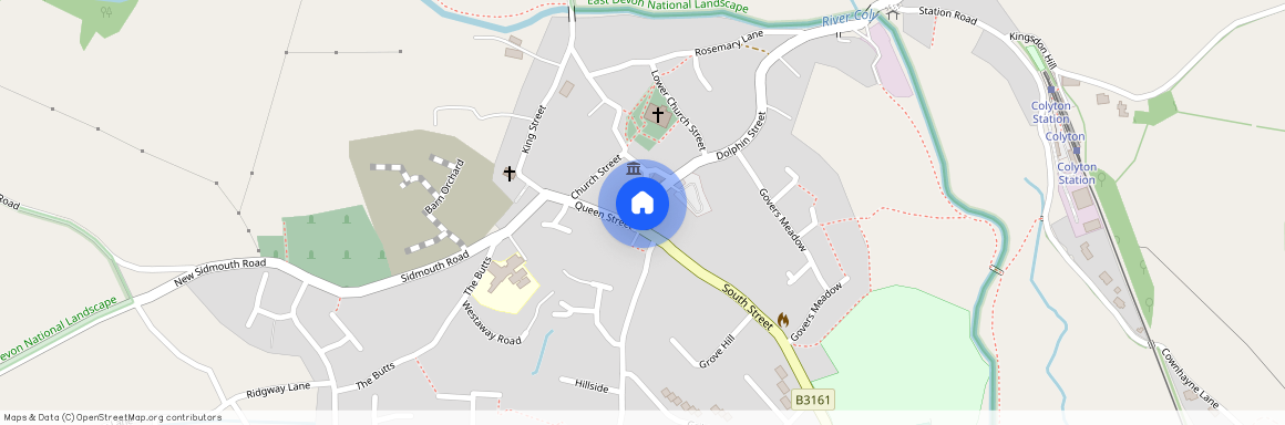 Bath House, Market Place, Colyton, Devon, EX24