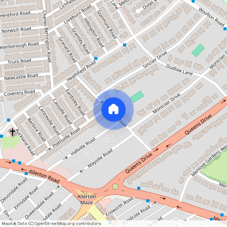 Rutherford Road, Liverpool, Merseyside, L18