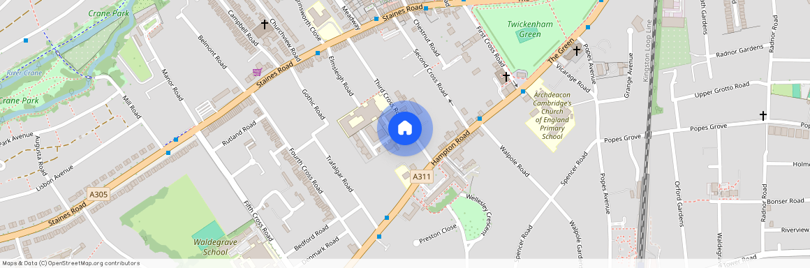 Third Cross Road, Twickenham, TW2