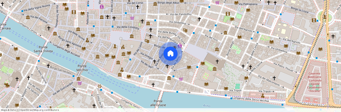 Piazza dei Peruzzi, Florence, Tuscany 50122