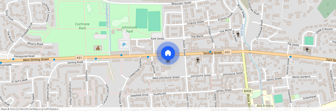 W Stirling St, Alva FK12 5EL