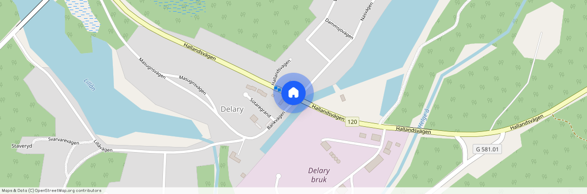 Hallandsvägen, Delary