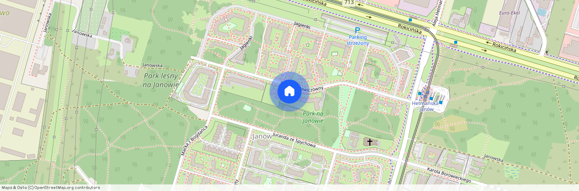 Oleńki Billewiczówny 7, Łódź, Widzew, Olechów-Janów