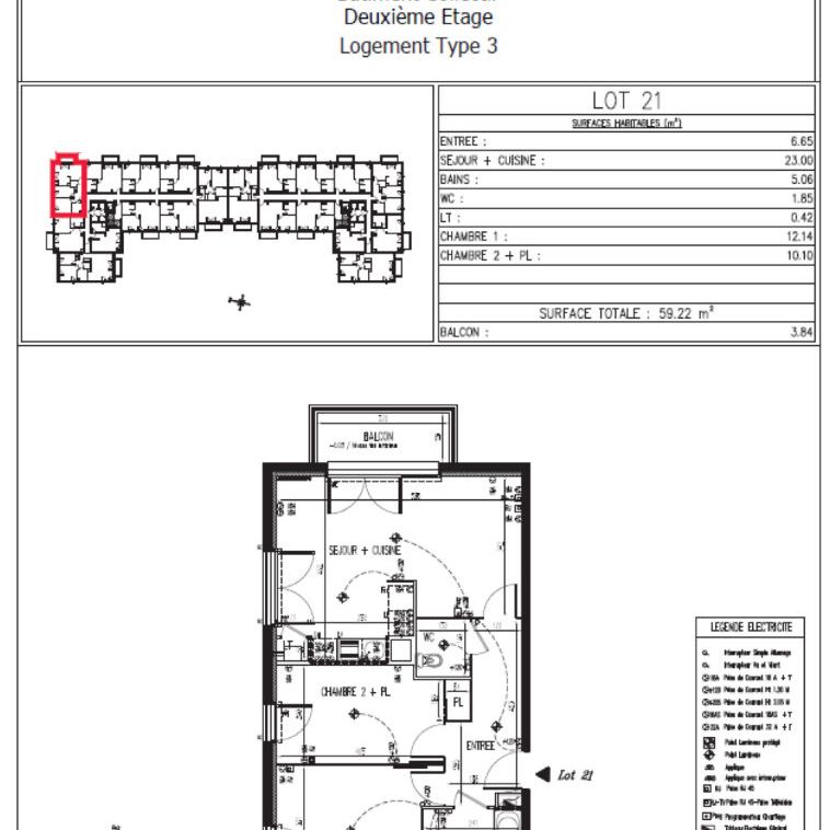 Appartement 3 pièces - Photo 2