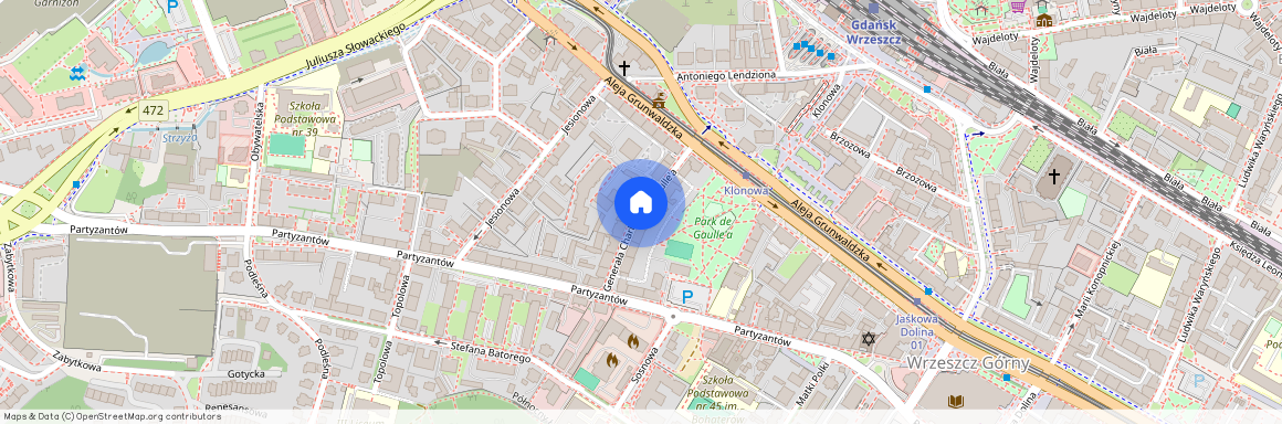 gen. de Gaulle'a, Wrzeszcz Górny, Gdańsk, pomorskie