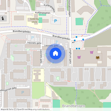Brandbergen, Haninge, Stockholm, Lejonets Gata 352