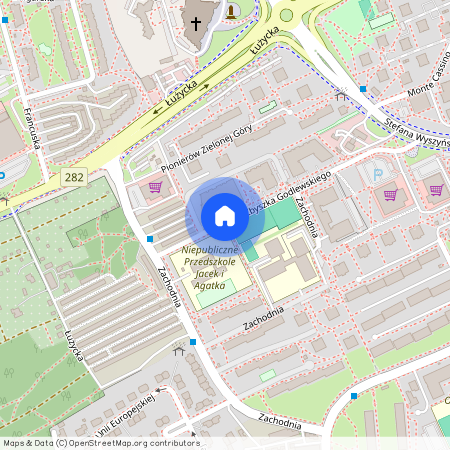 ul. Zbyszka Godlewskiego, Osiedle Piastowskie, Centrum, Zielona Góra, lubuskie