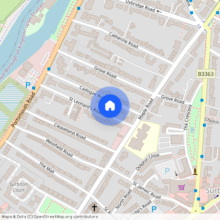Cadogan Road, Surbiton, Surrey, KT6