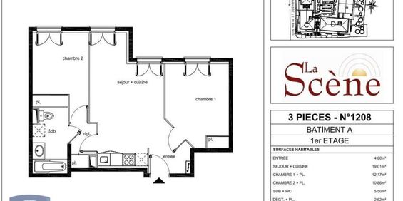 Appartement 3 Pièces 52 m² - Photo 3