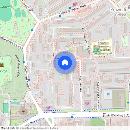 ul. Rusznikarska, Krowodrza Górka, Prądnik Biały, Kraków, małopolskie