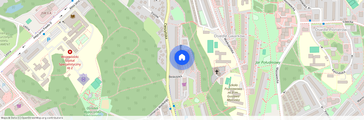 ul. Beskidzka, Jastrzębie-Zdrój, śląskie