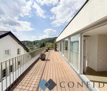 Exklusive Maisonette mit traumhaften Terrassen und unverbaubarem Grünblick in absoluter Ruhelage - Photo 2