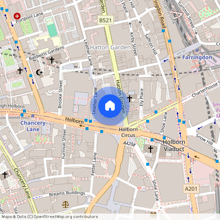 Hatton Garden, Farringdon, London, EC1N