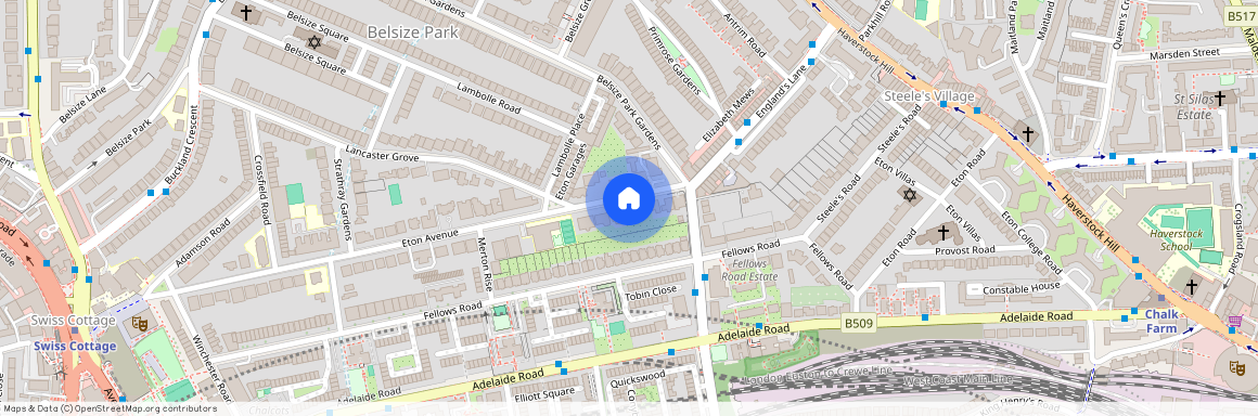 Eton Avenue, Belsize Park, London, NW3, North London