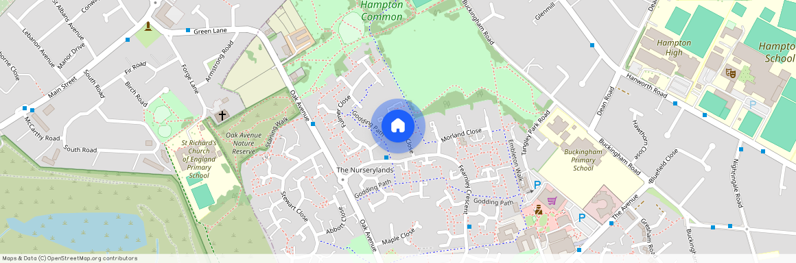 Briar Close, Hampton, Middlesex, TW12