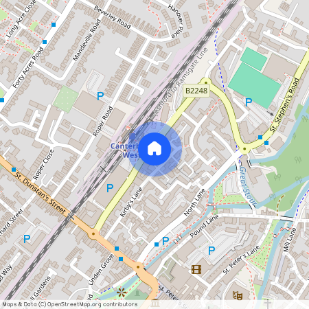 Station Road West, Canterbury, Kent, CT2