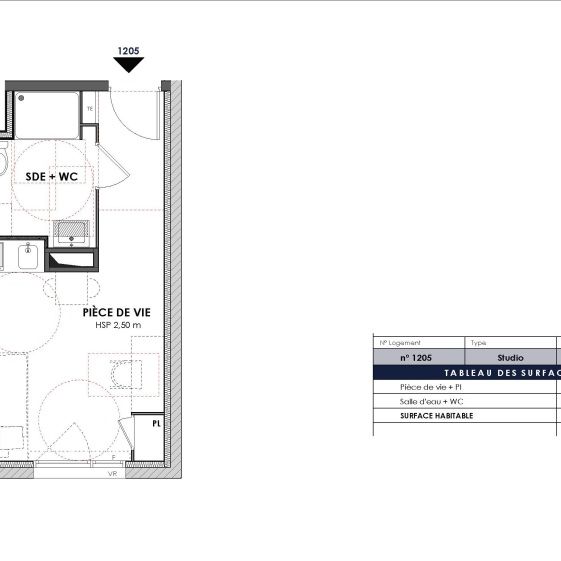 Location Appartement 1 pièce 22m² CHAMPCEVINEL 24750 - Photo 2