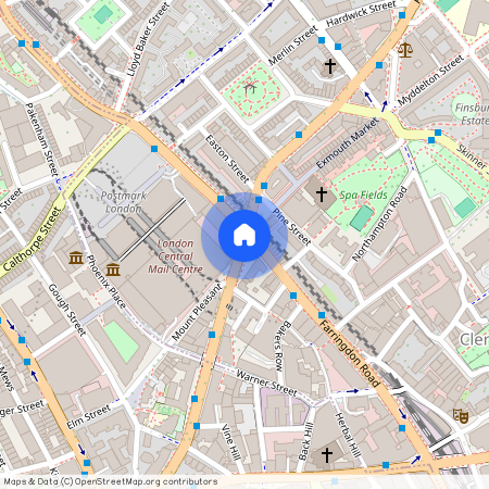 Jubilee Walk, Clerkenwell, WC1X