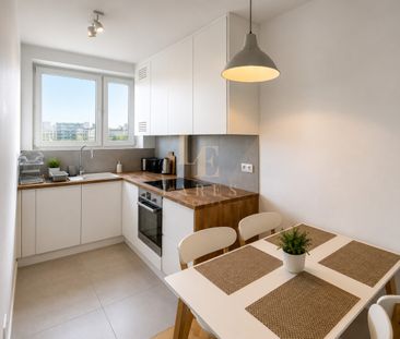 Balkon | Widok na panoramę Warszawy | Wyposażone - Zdjęcie 4