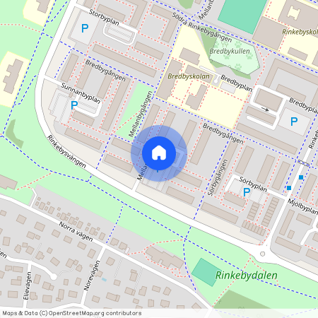 Mellanbyplan, Spånga