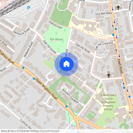 33 Oak Hill, London, KT6 6DY, United Kingdom