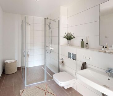 3-Zimmer-Neubauwohnung mit außergewöhnlichem Schnitt und EBK - Photo 3
