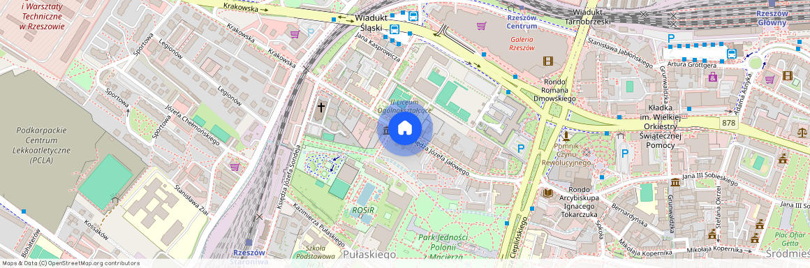 ul. ks. Józefa Jałowego, Pułaskiego, Rzeszów, podkarpackie