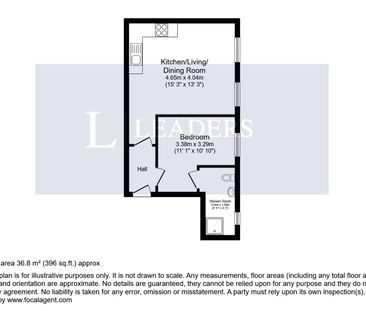 1 bedroom apartment to rent St. Peters Gardens, Marefair, Northampton, Northamptonshire, NN1 - Photo 4