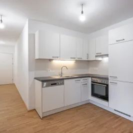 Ruhelage: moderne 2-Zimmer-Wohnung mit Loggia nahe Donau - Foto 3