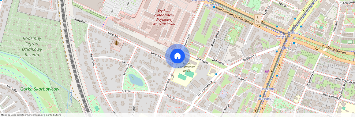 ul. Gajowicka, Borek, Krzyki, Wrocław, dolnośląskie