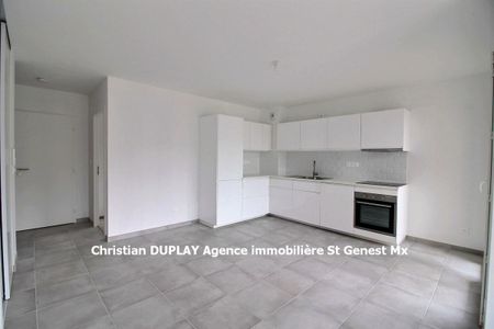 Saint Genest Malifaux 42660 CENTRE VILLAGE Appartement type F2 48,63m² 1 chambre balcon place de stationnement dans un immeuble neuf aux normes PMR - Photo 5