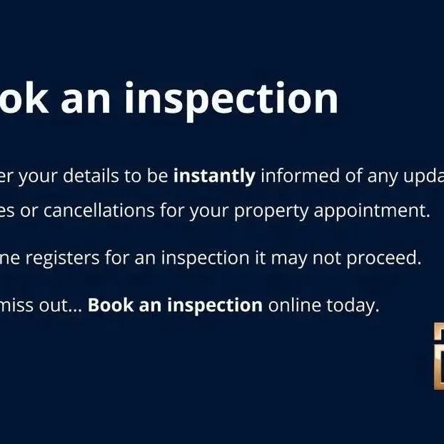 “** BOOK INSPECTION ONLINE **” - Photo 1