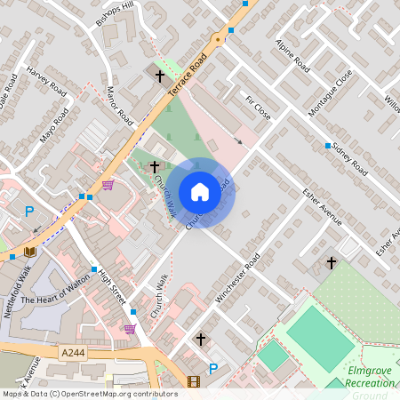 Churchfield Road, WALTON-ON-THAMES, Surrey, KT12