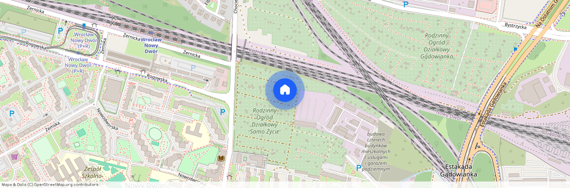 ul. Chociebuska, Nowy Dwór, Fabryczna, Wrocław, dolnośląskie