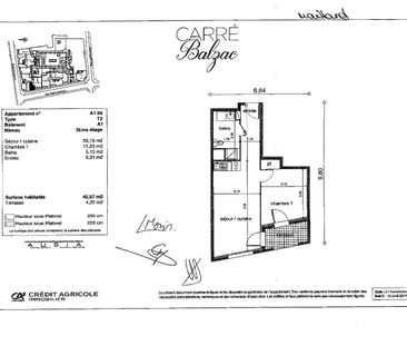 location Appartement T2 DE 42.57m² À LAGNY SUR MARNE - Photo 1