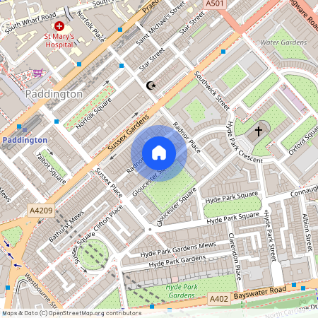 Gloucester Square Hyde Park W2