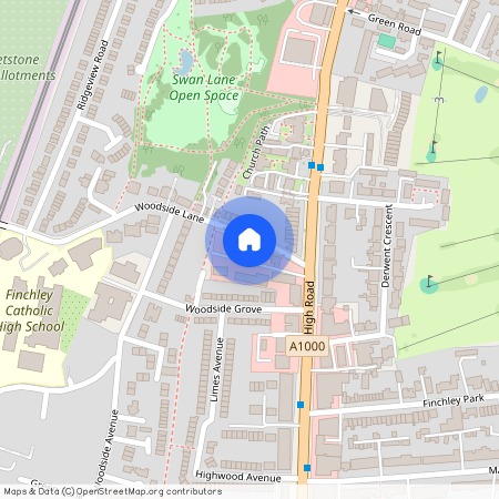 Woodside Lane, North Finchley, N12, London