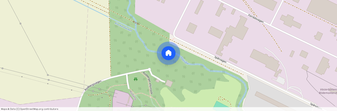 Rallarrosgränd, Umeå