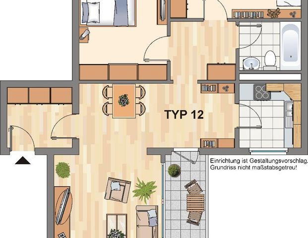 Demnächst frei! 3-Zimmer-Wohnung in Essen Freisenbruch - Photo 1