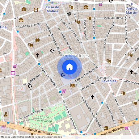 Calle del Mesón de Paredes 53. 28012 Madrid, Embajadores, Lavapiés